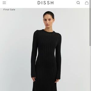 Sissy long-sleeve maxi dress